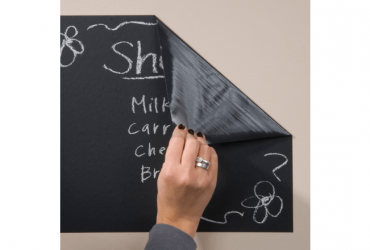 Blackboard vinyl zwart