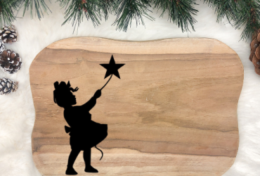 Vinyl sticker/ Meisje met ster