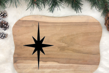 Vinyl sticker/ Ster langwerpig