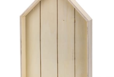 Houten huisje 38 x 25 x 3.5 cm