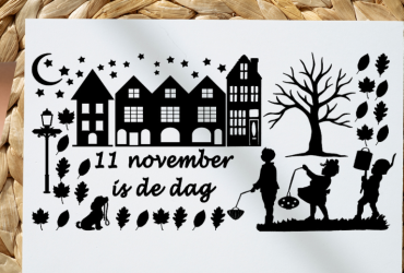 Statische raamstickers Sint Maarten / 59 x 29 cm