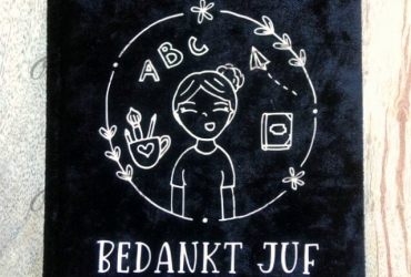 Notitieboek voor juf