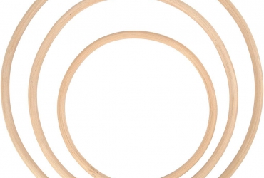 Set van 3 bamboo ringen
