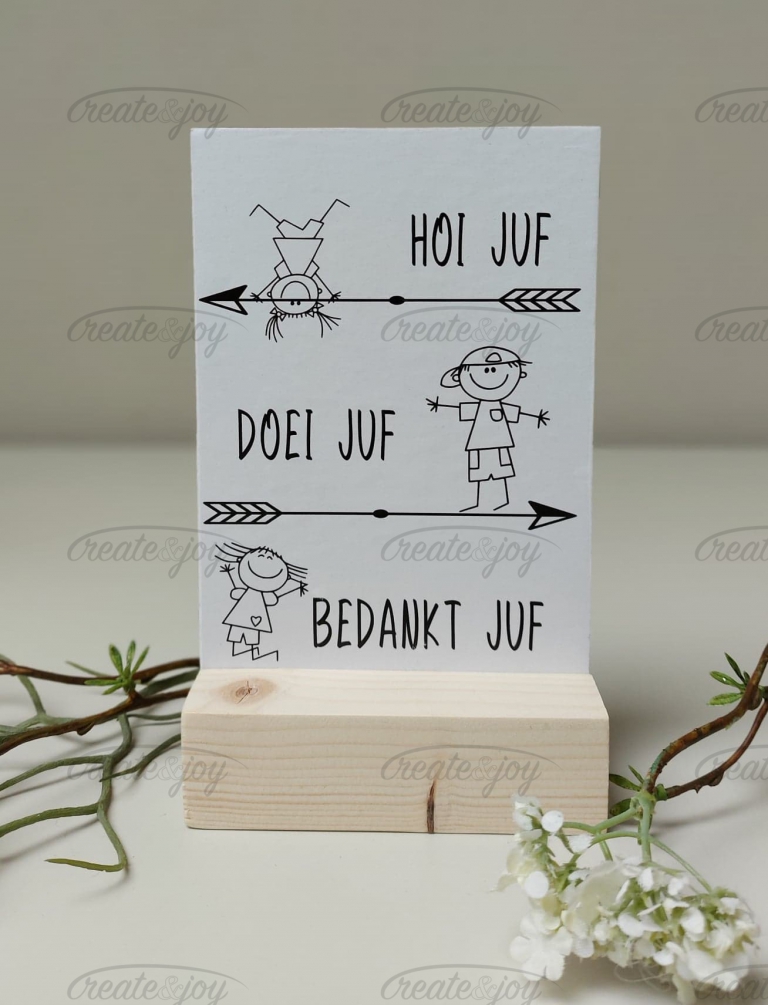 Houten Kaart In Standaard Create Joy