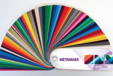 Vinyl van Metamark of superior glans alle kleuren 30,5 cm breed