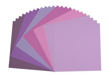 Florence • Cardstock multipack texture 30,5x30,5cm Paars (2923-003)