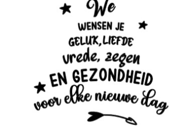 Sticker met eigen tekst