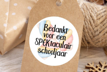 Sluitstickers "Bedankt voor een Spektaculair jaar"