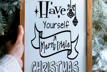 Vinyl sticker / Have yourself a little merry Christmas