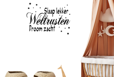 Vinyl sticker / Slaap lekker