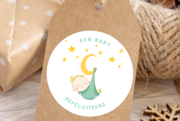 Sluitstickers "Een baby"