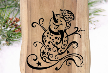 Vinyl sticker / Sneeuwpop