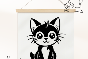 Vinyl sticker / Poesje