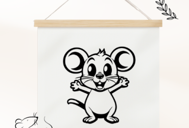 Vinyl sticker / Muis
